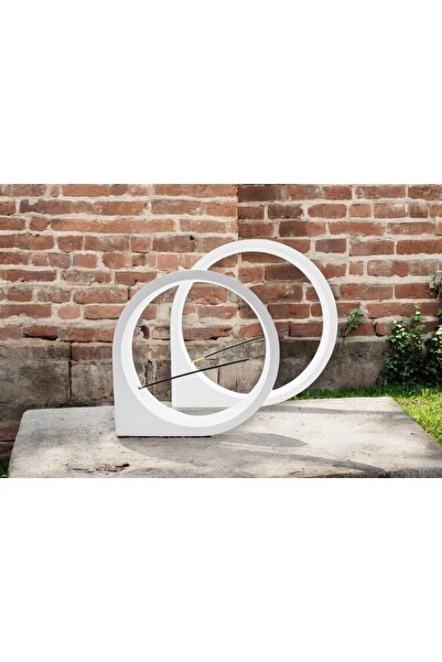 BASSDEKOR Beton - Moon Tütsülük - Small - Krem