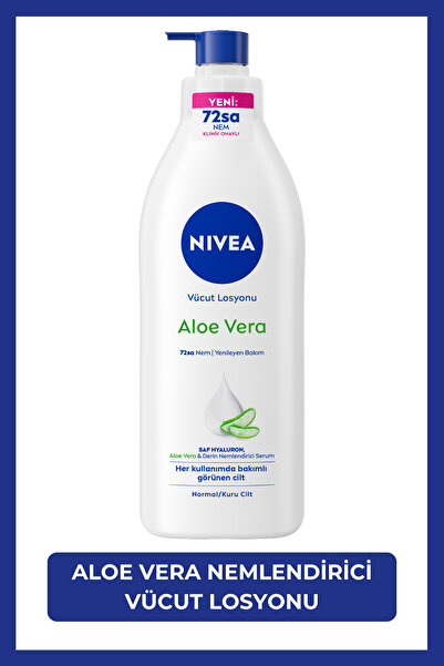 NIVEA Aloe Vera İçeriği İle Derinlemesine Nemlendirici Hızlı Ferahlatıcı Etkisi İle Serum Vücut Losyonu