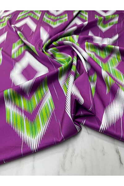 ipekkumaş Purple Urla Pattern Dress Shirt Holder Tivil Satin Fabric Produsul nostru este vândut în bucăți 1 bucată 1 metru