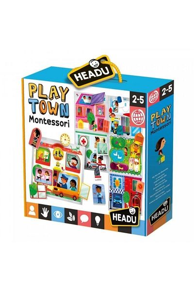 Headu Orașul de joacă cu umăr Montessori pentru copii de 2-5 ani