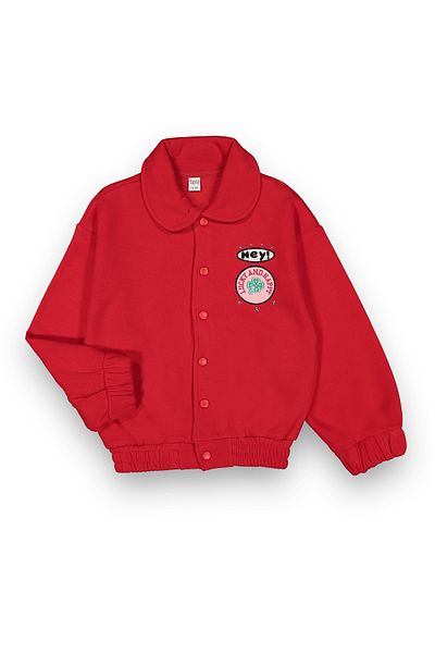 Harika KIDS Girl's Medium Thickness Basic College Jacket-Cardigan