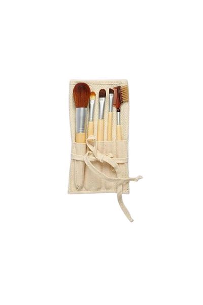 Lionesse 326 Model Natural Bamboo Makeup Brush Set