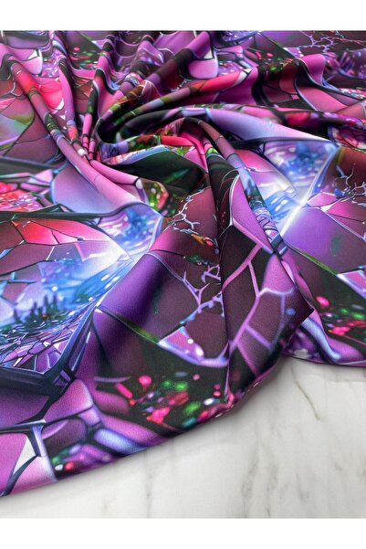 ipekkumaş قميص ملابس بنمط كريستال من قماش تيفيل الساتان يتم بيع منتجنا قطعة و...