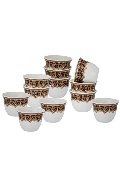 Dania A set of Saudi coffee cups, 12 pieces, made of pure porcelain and moder...