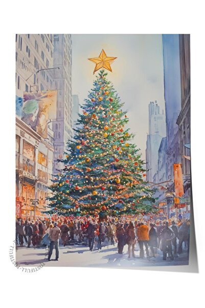 Postifull Çerçevesiz Poster, Duvar Posteri, HD Kalite Comfort Serisi, Yılbaşı...