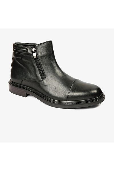 Greyder 75146 Μαύρες ανδρικές κλασικές μπότες από γνήσιο δέρμα