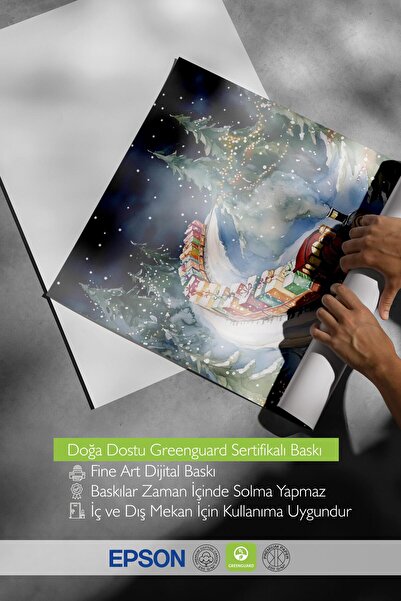 Postifull Çerçevesiz Poster, Duvar Posteri, HD Kalite Comfort Serisi, Yılbaşı Poster, NO:108771