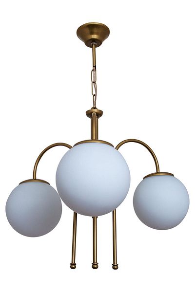 D-light Walking Stick 3-Piece Chandelier White