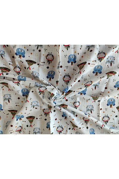 Alpıno Newborn 100% Cotton 85Cmx85Cm Multi-Purpose Muslin Blanket - Baby Blanket and Muslin Cloth