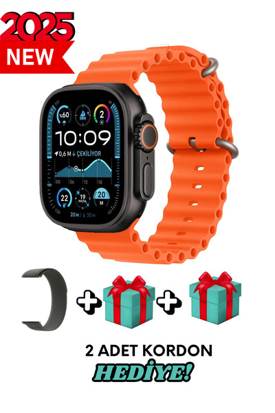 Bunnys Oppo A72 Uyumlu Akıllı Saat Watch ULTRA2 49MM Kordon Hediyeli - Son Ve...