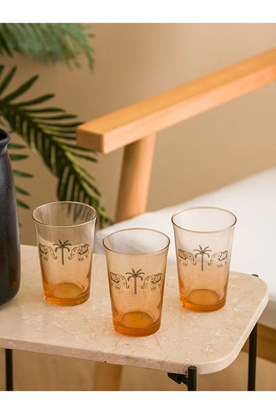 LC Waikiki Lcwk Elephant Printed Glass Glass 3 Pack 315 ml