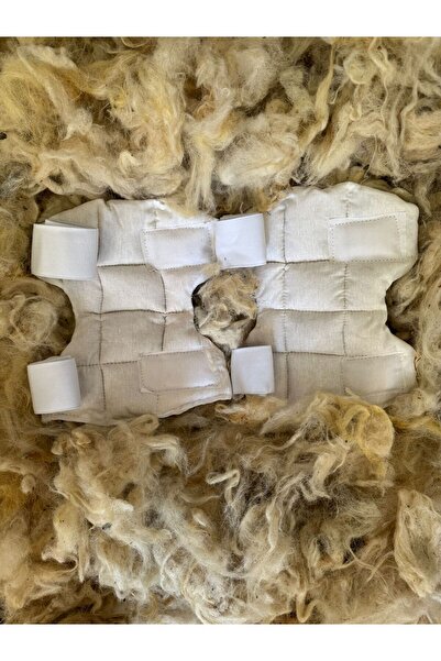 OEM وسادة ركبة ضغط مبطنة بصوف الأغنام غير المغسول مع مشد للركبتين وأحزمة للرك...