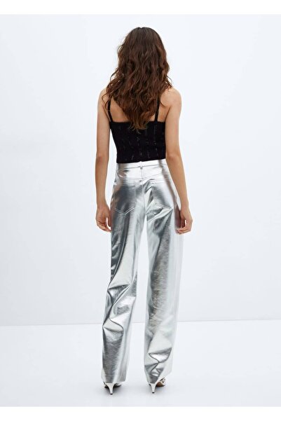 MANGO Woman Flitrová pletená halenka