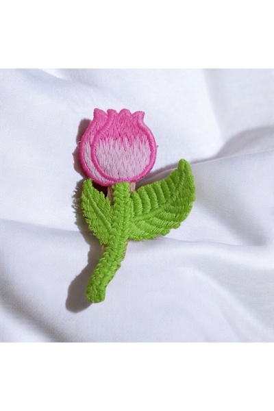 KANİNCHEN Tricotat Lalele Figurad Colț Cataramă Copii Cataramă Cataramă cu flori