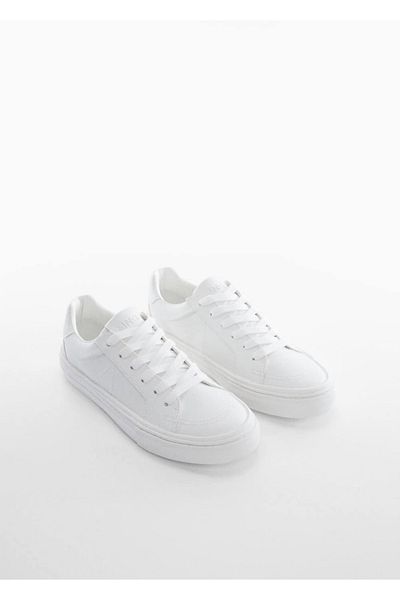 Mango Teen White Flats for Kids
