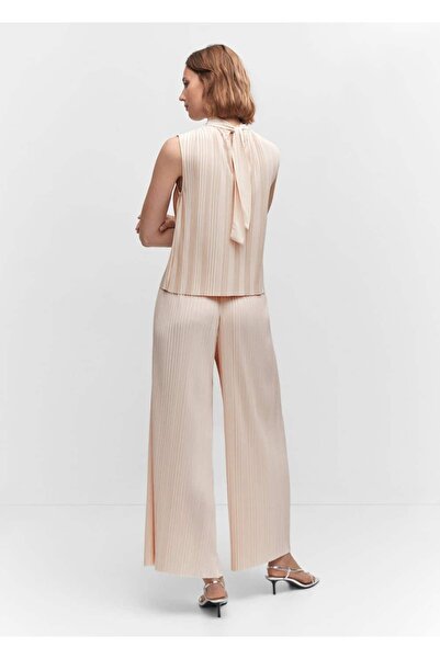 MANGO Woman Pilili wideleg pantolon