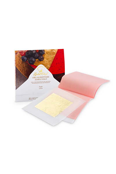 Manetti 24k Yenilebilir Altın Yaprak 5 Sayfa 5x5cm Sertifikalı