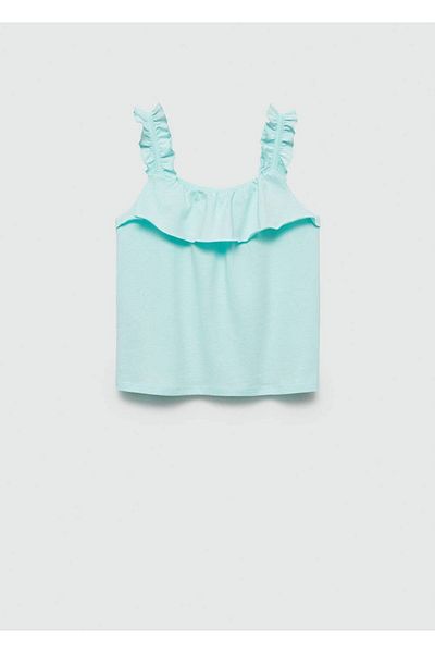 MANGO Kids Μπλουζάκι με βαμβακερό λουράκι