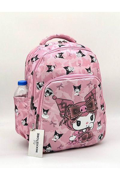 ms mixxstore Master Pack Rucsac pentru școală primară pentru fete cu model din folie și suport pentru stilou