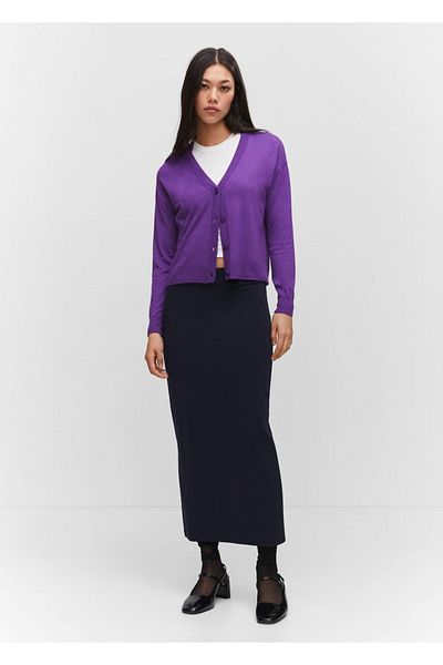MANGO Woman Thin knitwear cardigan