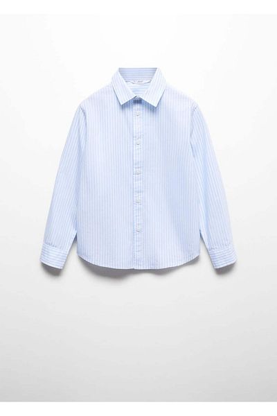 MANGO Kids Tricou Albastru Pentru Copii