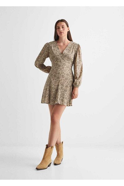 Mango Teen Rochie Bej Pentru Copii