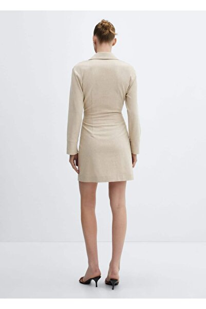 MANGO Woman Rochie cu noduri detaliate