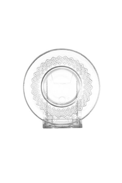 Dania طقم صحون شاي زجاجي مكون من 12 قطعة