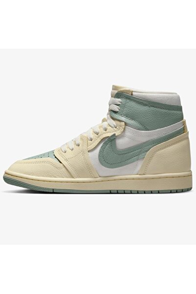 Nike Air Jordan 1 High Method Of Make Unisex Sneaker Hakiki Deri Bilekli Günlük Spor Ayakkabı Krem