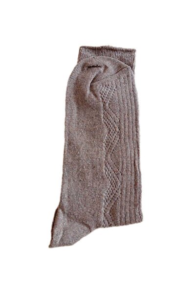 ENEFENDİ Мъжки зимни термо чорапи от агнешка вълна с аромат, дебели чорапи