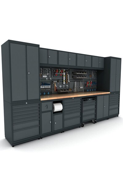 İdeal Ekipman 3.7 Metre Modüler Çalışma Tezgahı İE.36.18.35