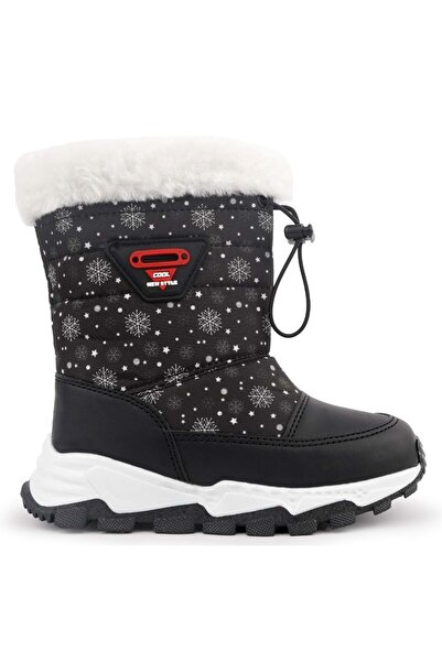 KOCAMANLAR Cool Sindey Unisex Çocuk Kar Botu SİYAH