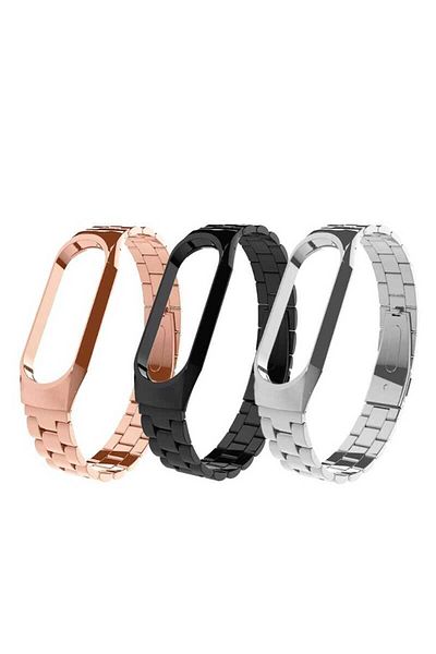 HTstore سلك معدني متوافق مع Xiaomi Mi Band 6 KRD-04