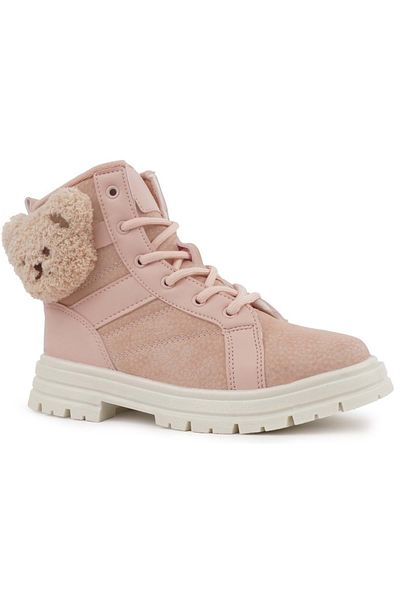 Kids Club Shoes Παιδικές μπότες Luno Unisex - Animal Figure, Ορθοπεδική Αντιολισθητική Σόλα, POWDER
