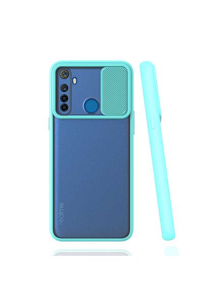 HTstore Case Zore for Realme 6I Lens Cover-Turquoise