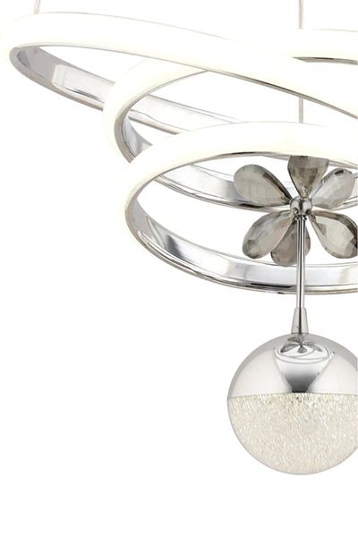 VENON Sara Controlled 3 Color Light Featured Modern Finish Pendant Lamp with Dimmer Led Chandelier Living Room Kitchen Chandelier