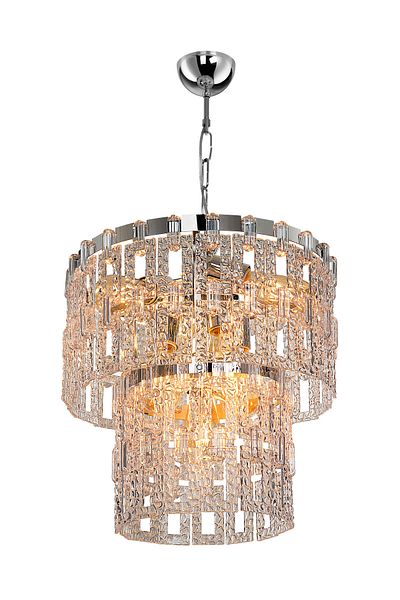 AG LightDesign White Crystal Pendant Lamp Chandelier Living Room Kitchen Corridor Bedroom Lamp