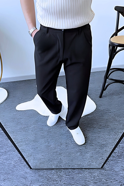 YAKAMEL Erkek Likralı Rahat Günlük Ve LiseOkul Pantolonu