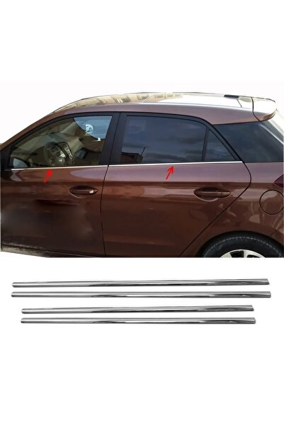 MYTUNİNG Hyundai I-20 I20 Uyumlu Krom Cam Çıtası 4 Prç P.çelik 2014-2020 Arası