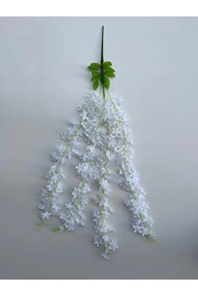 YASİMA Dolgun Yapraklı Sarkan Akasya Çiçeği Yapay Kumaş Çiçek 4 Dal 1 Demet Sap Dahil 80 Cm-9