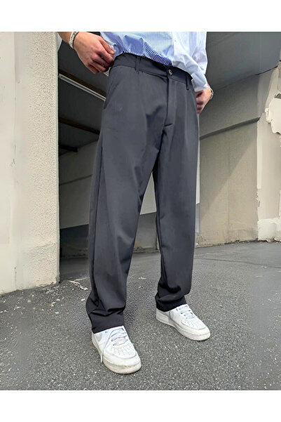 YAKAMEL Men's Lycra High School Boy College Medrese School Pants