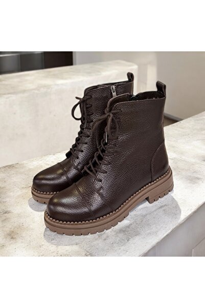 runa shoes μπότες με κορδόνια από γνήσιο δέρμα