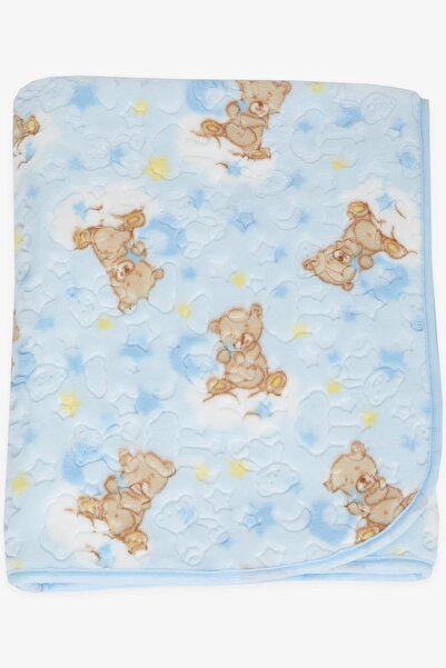 golden kids Breeze Golden Yenidoğan Bebek Battaniyesi Emboss Kabartma Ayıcık ...