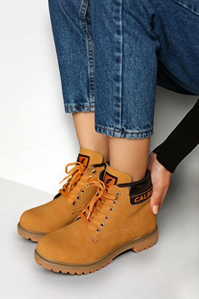 LANDSHOES Unisex Bot Konforlu Hava Alan Esnek Kaliteli Bağcıklı Kullanışlı Ortapedik