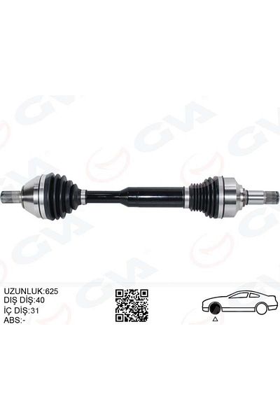 GVA Front Axle Complete Left Volvo Xc60 I 15 17 D4-D3 Manule 6 Gear Gnzrz
