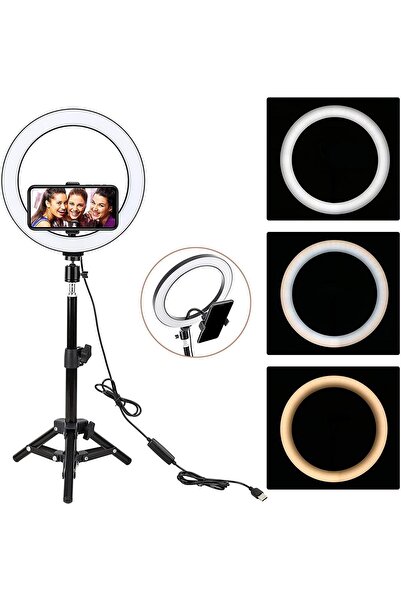 Genel Markalar Tripot Ayaklı Tiktok Lambası Selfie Işığı