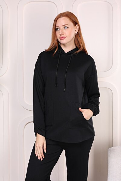 TAYHAN TESETTÜR KANGURU EŞOFMAN TAKIMI KADIN