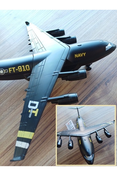 OYUNCAKSAHİLİ Boeing C17 Transport Aırcraft Uçak Yakıt Kargo Nakil Uçağı Meta...