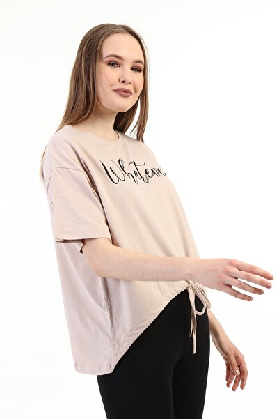 Women's Rhinestone Printed Mink T-shirt 20010