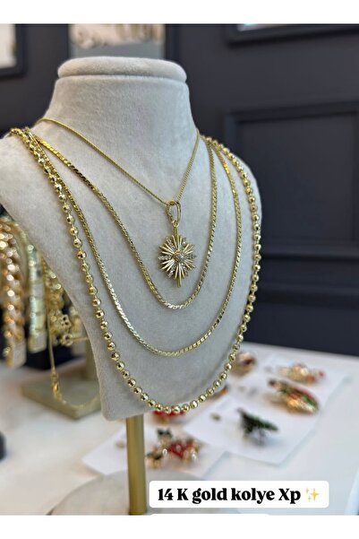 ABAD.HANDMADE 14 k Gold kolyeler